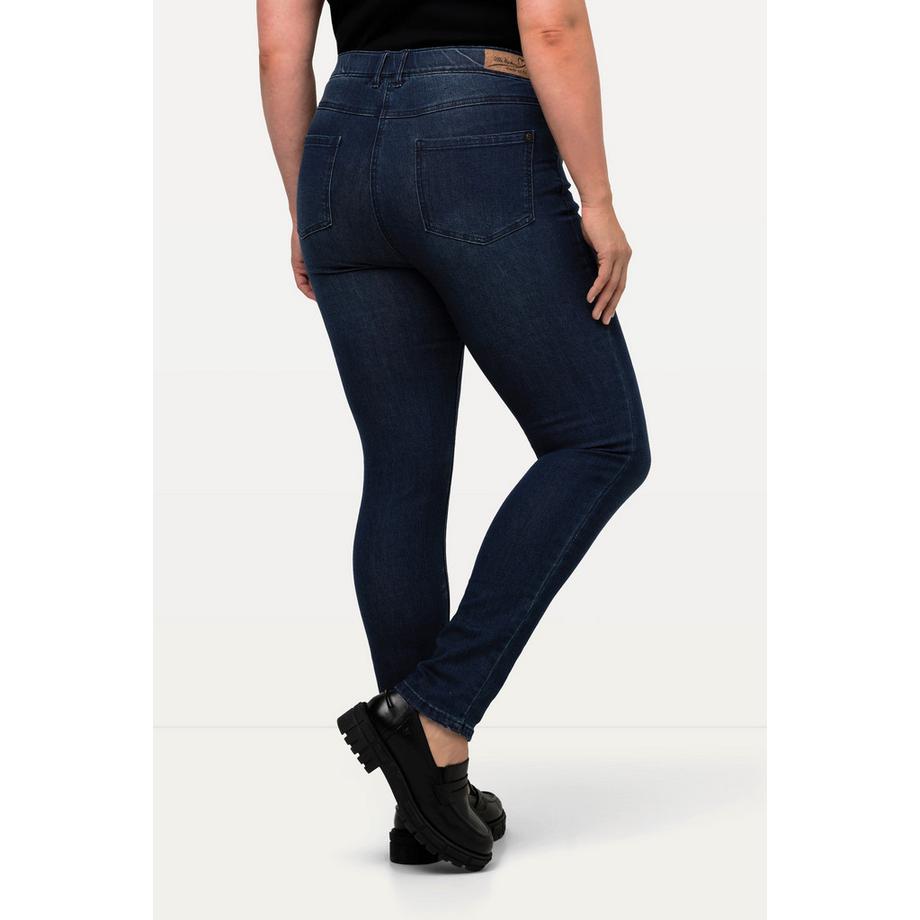 Ulla Popken Jean Sarah Skinny Taille Haute 5 Poches  