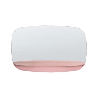 Beliani Wandspiegel mit Ablage aus MDF-Platte Glamourös DOSNON  