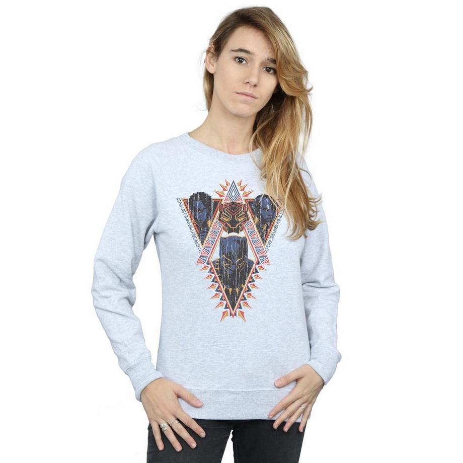 MARVEL Black Panther Tribal Triangle Felpa  