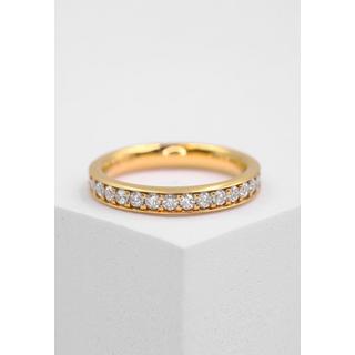MUAU Schmuck  Mémoire Ring Diamant 1.00ct. Gelbgold 750 
