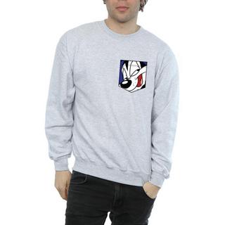 LOONEY TUNES Sylvester the Cat Sweatshirt Poche  