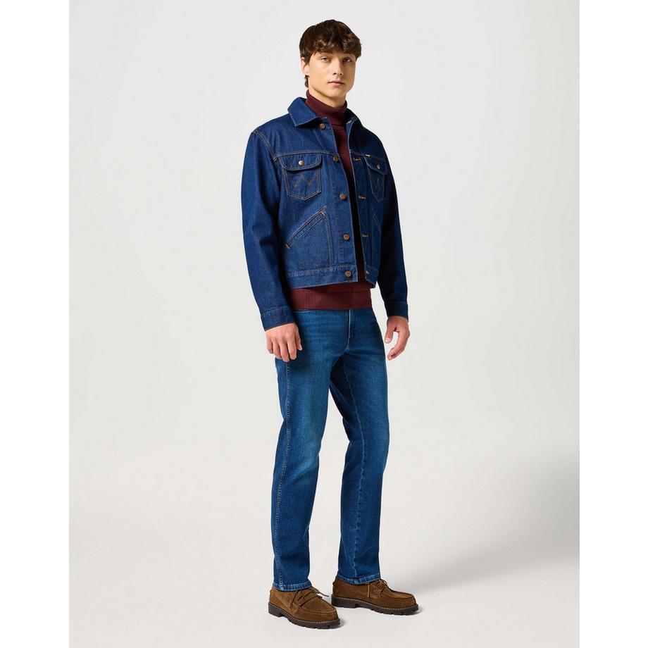 Wrangler Texas Slim Jeans Dark Trails  