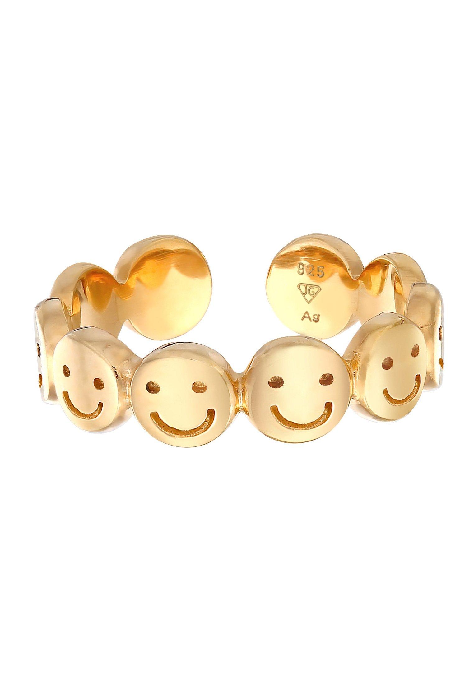 Elli  Ring Bandring Mit Smile-Motif Offen 