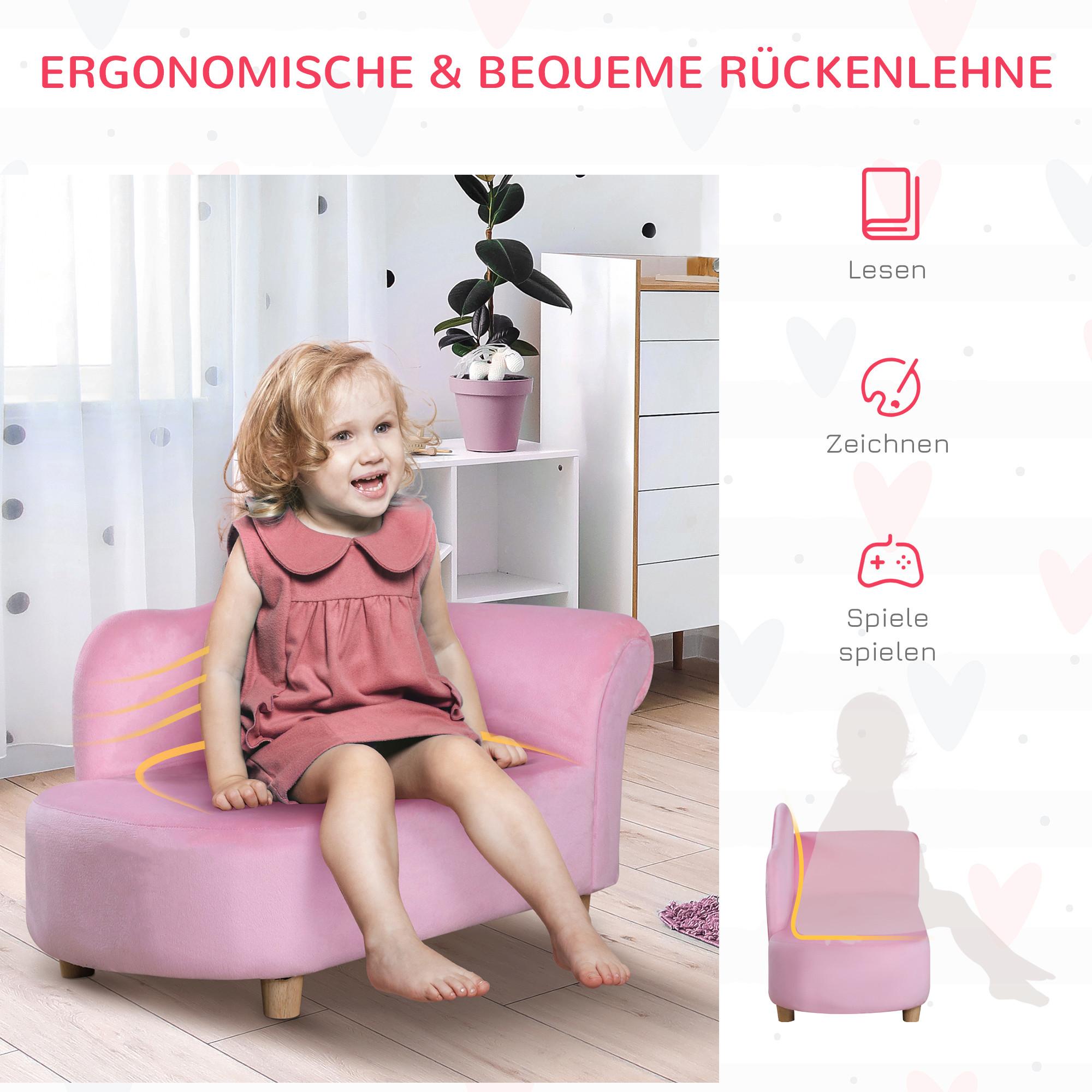 HOMCOM Canapé pour enfants  