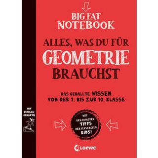 Big Fat Notebook - Alles, was du für Geometrie brauchst Needham, Christy; Loewe Lernen und Rätseln (Hrsg.); Ku, Kim (Illustrationen); Ritter Thern, Alexander (Übersetzung); Bubenheim, Christian (Übersetzung); Zimmermann, Miriam (Übersetzung) Gebundene Ausgabe 