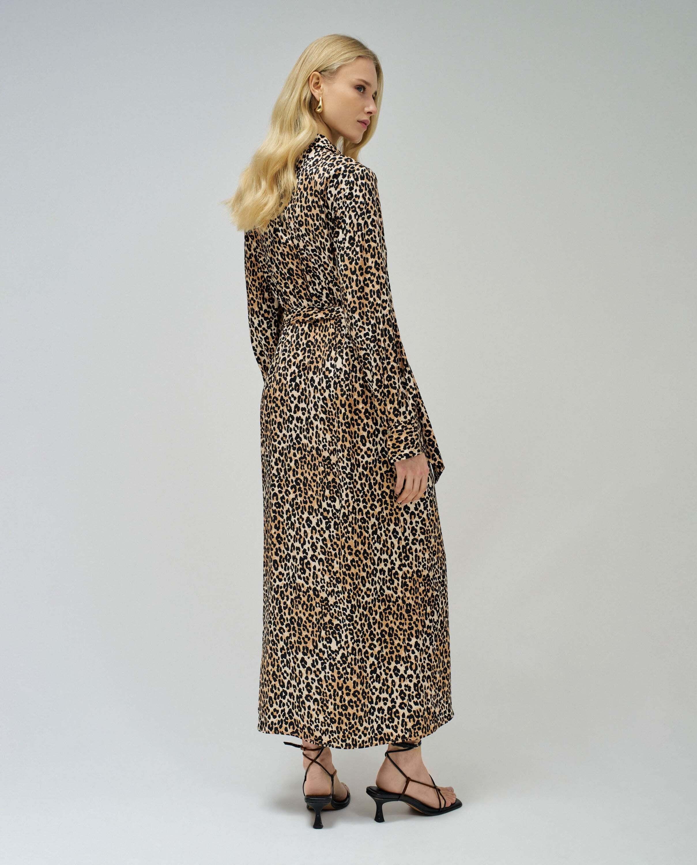 Salsa Leopardenmuster Midikleid  