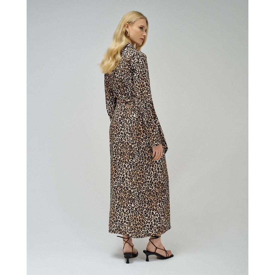 Salsa Abito Midi Stampa Leopardata  
