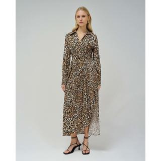 Salsa Leopardenmuster Midikleid  