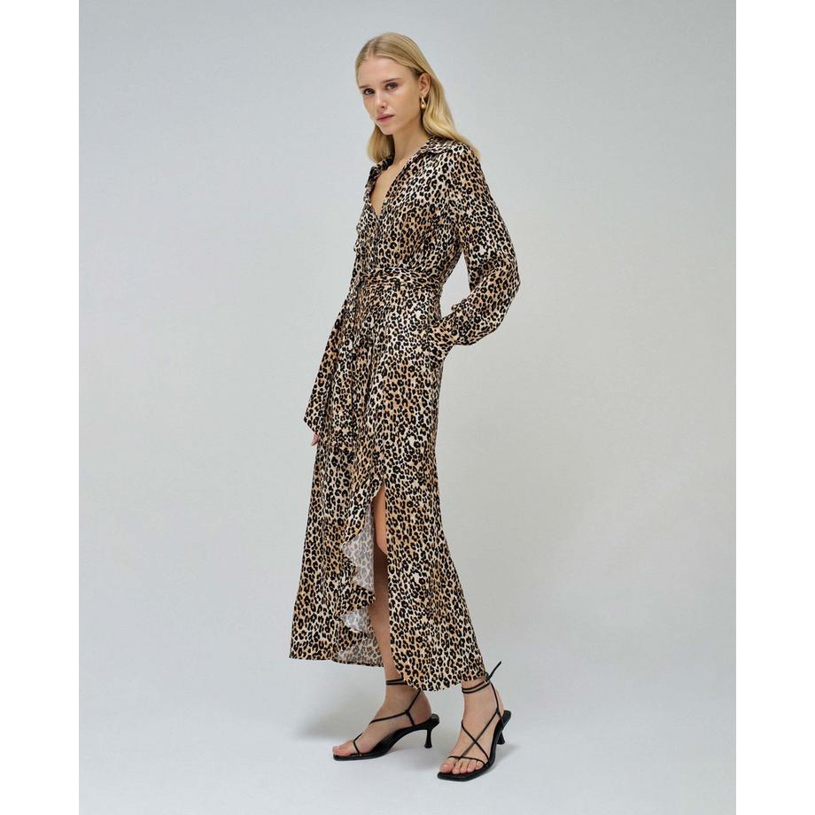 Salsa Abito Midi Stampa Leopardata  