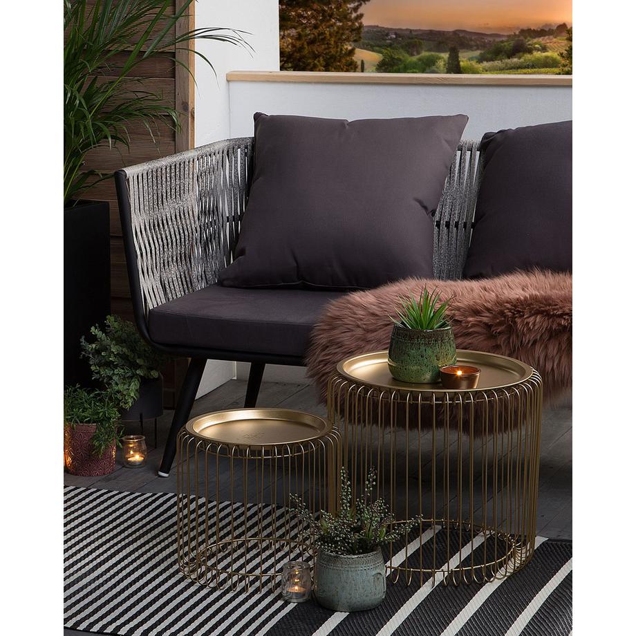 Beliani Tappeto per esterni en Polipropilene Moderno HALDIA  