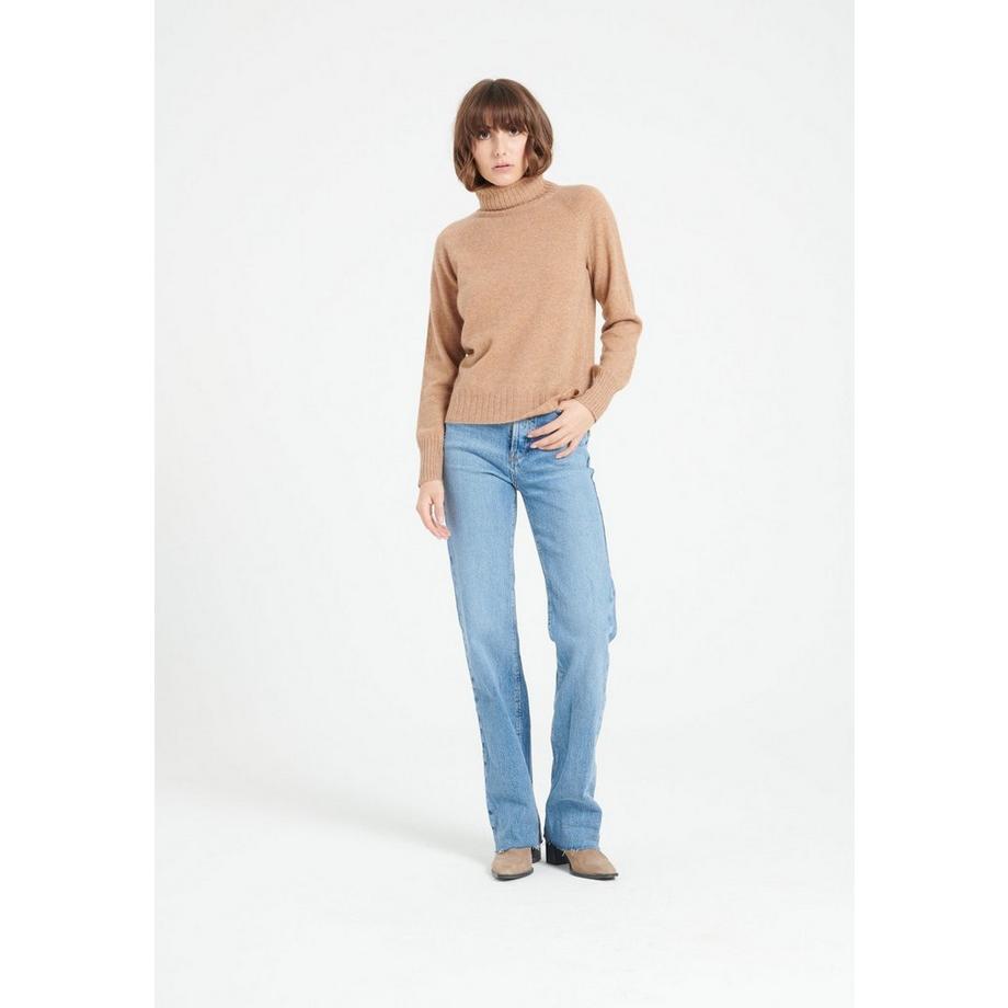 Studio Cashmere8 LILLY 22 Pull Col Roulé Cachemire  