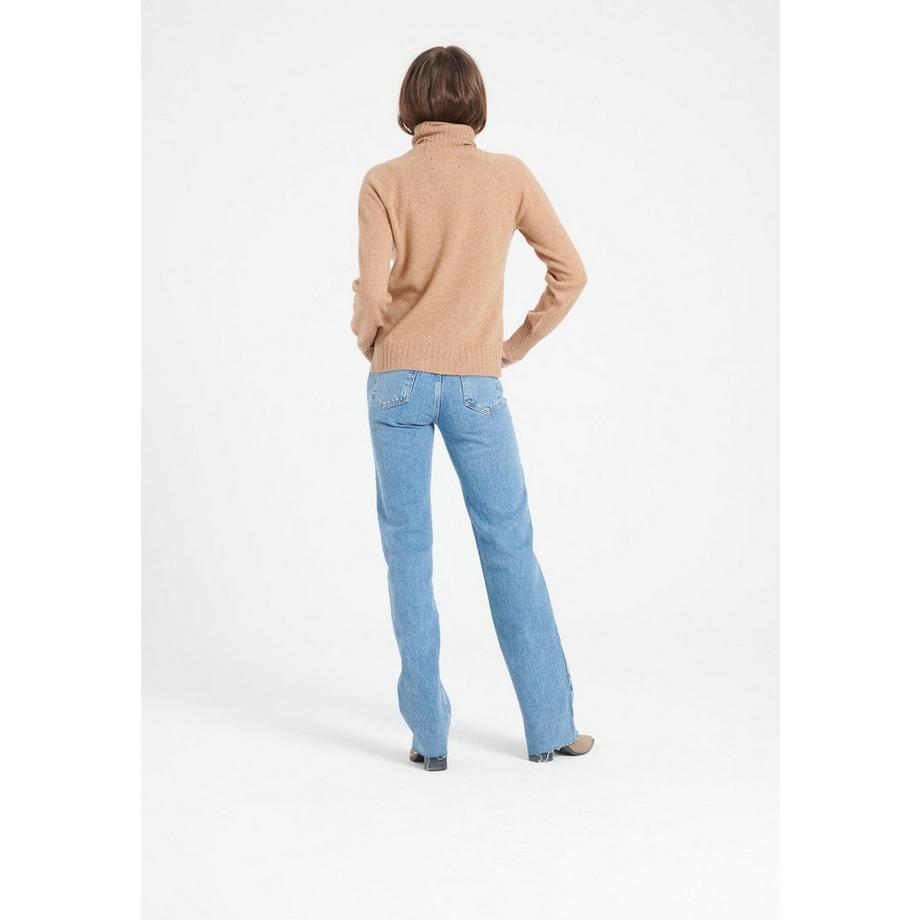 Studio Cashmere8 LILLY 22 Pull Col Roulé Cachemire  