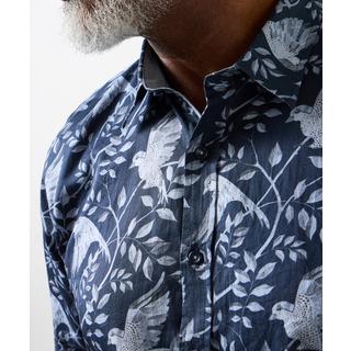 Joe Browns Langarmhemd Klassischer Kragen Vogelmotiv  