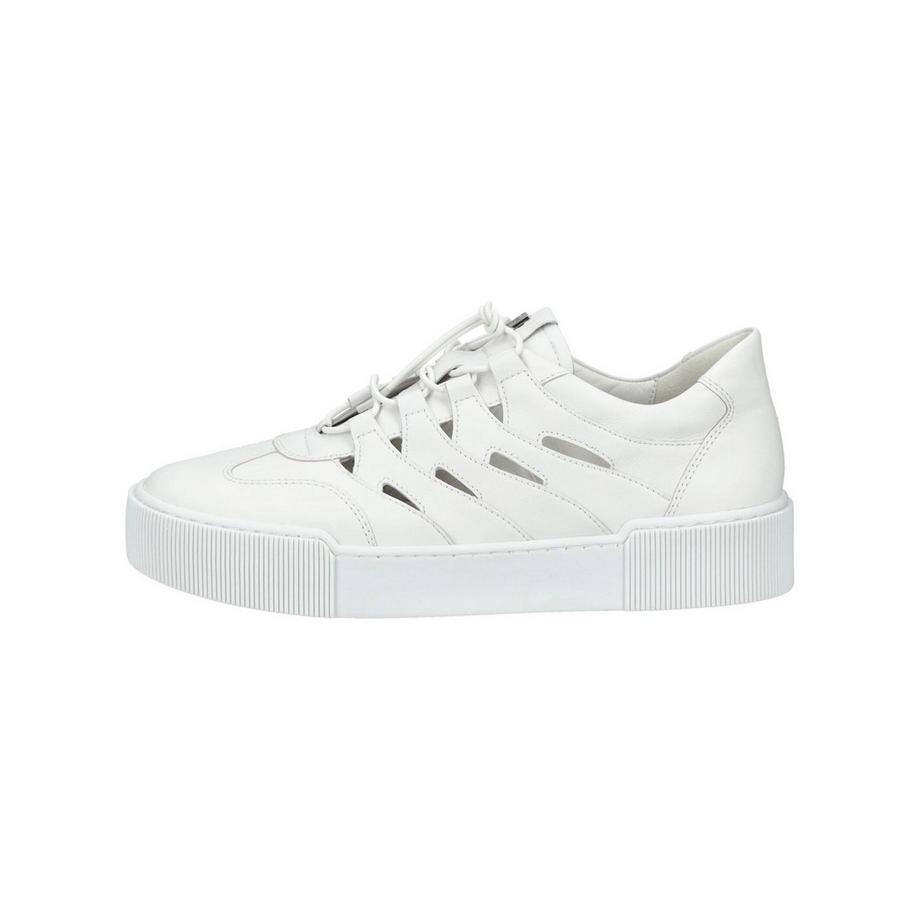 Högl Sneaker bianche con plateau e tagli  