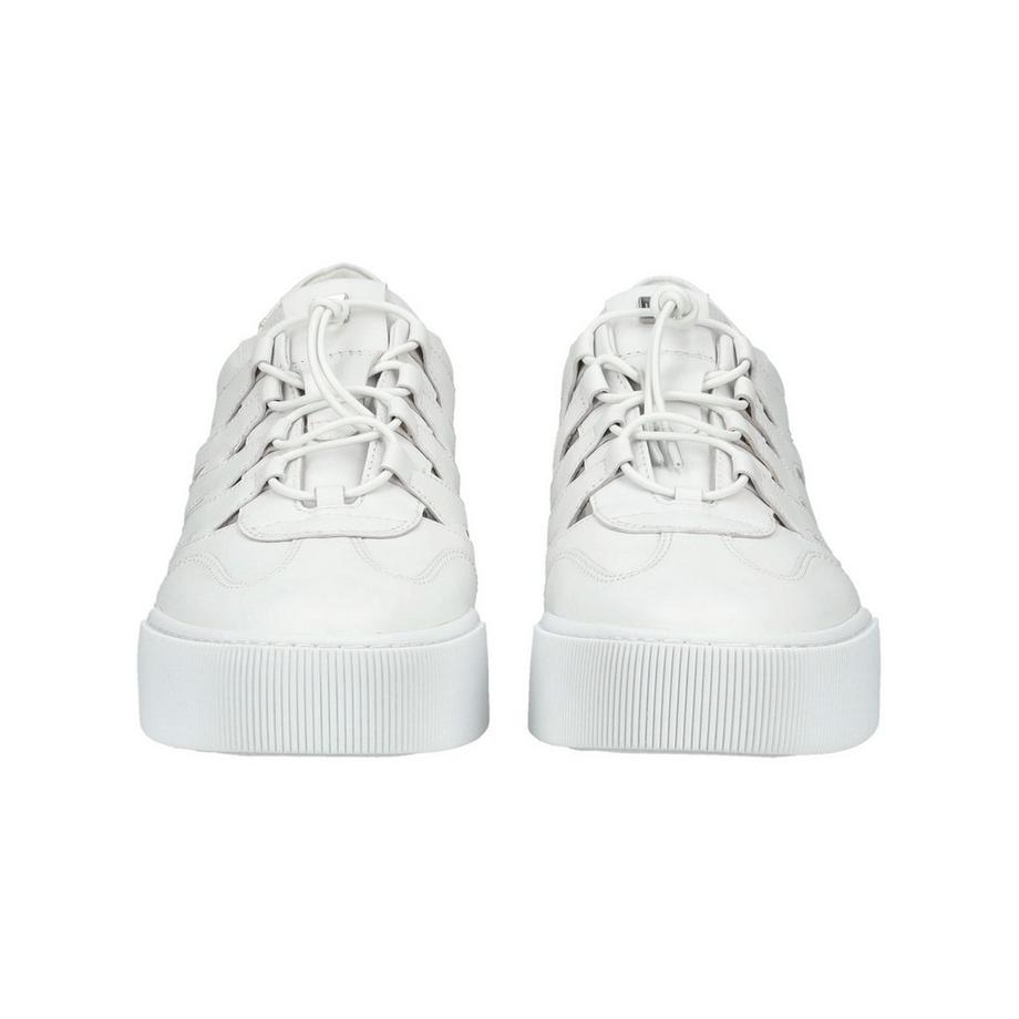 Högl Sneaker bianche con plateau e tagli  