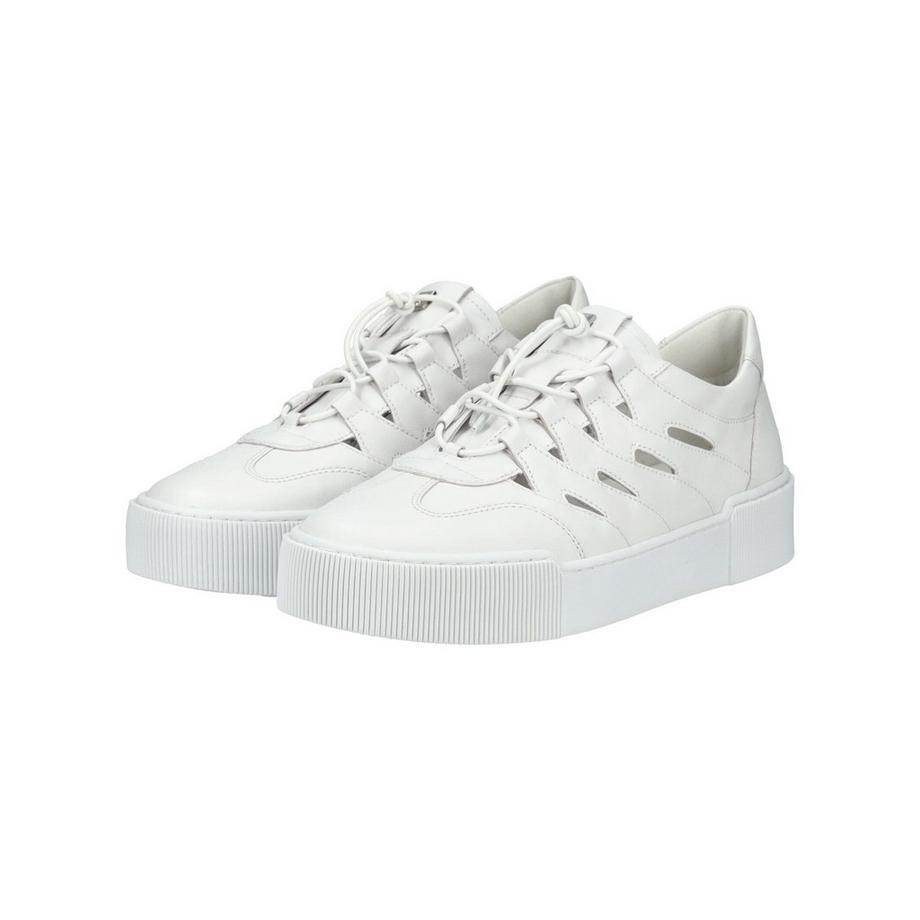 Högl Sneaker bianche con plateau e tagli  