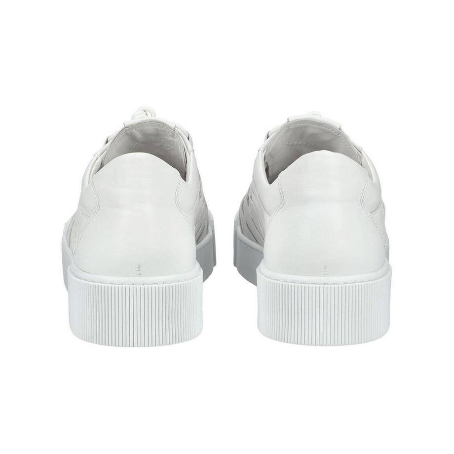 Högl Sneaker bianche con plateau e tagli  
