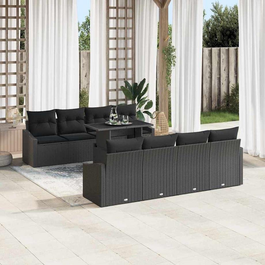 VidaXL Gartensofa poly-rattan  