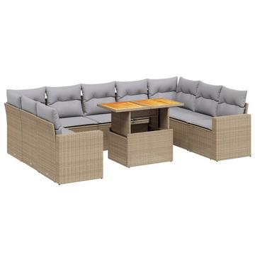 Garten sofagarnitur poly-rattan