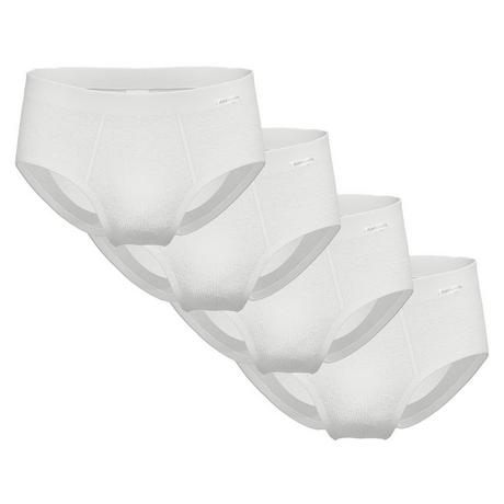 Ammann 4er Pack Organic Cotton Doppelripp Slip  