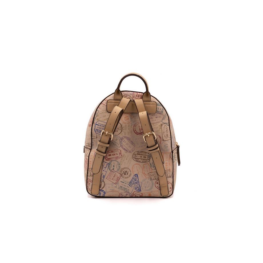 ALV by Alviero Martini Rucksack Reisepass Stempel Print  