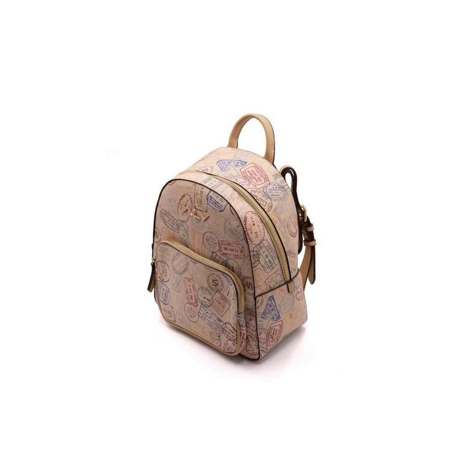 ALV by Alviero Martini Rucksack Reisepass Stempel Print  