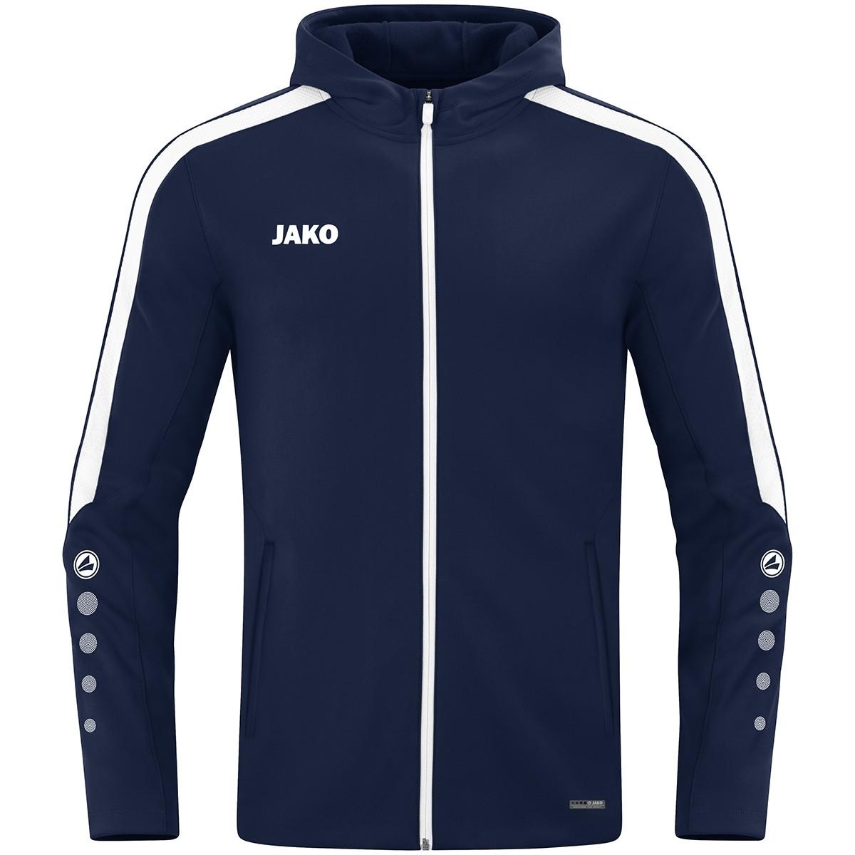 Jako  damen-trainingsjacke mit kapuze power 