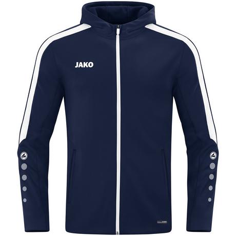 Jako  damen-trainingsjacke mit kapuze power 