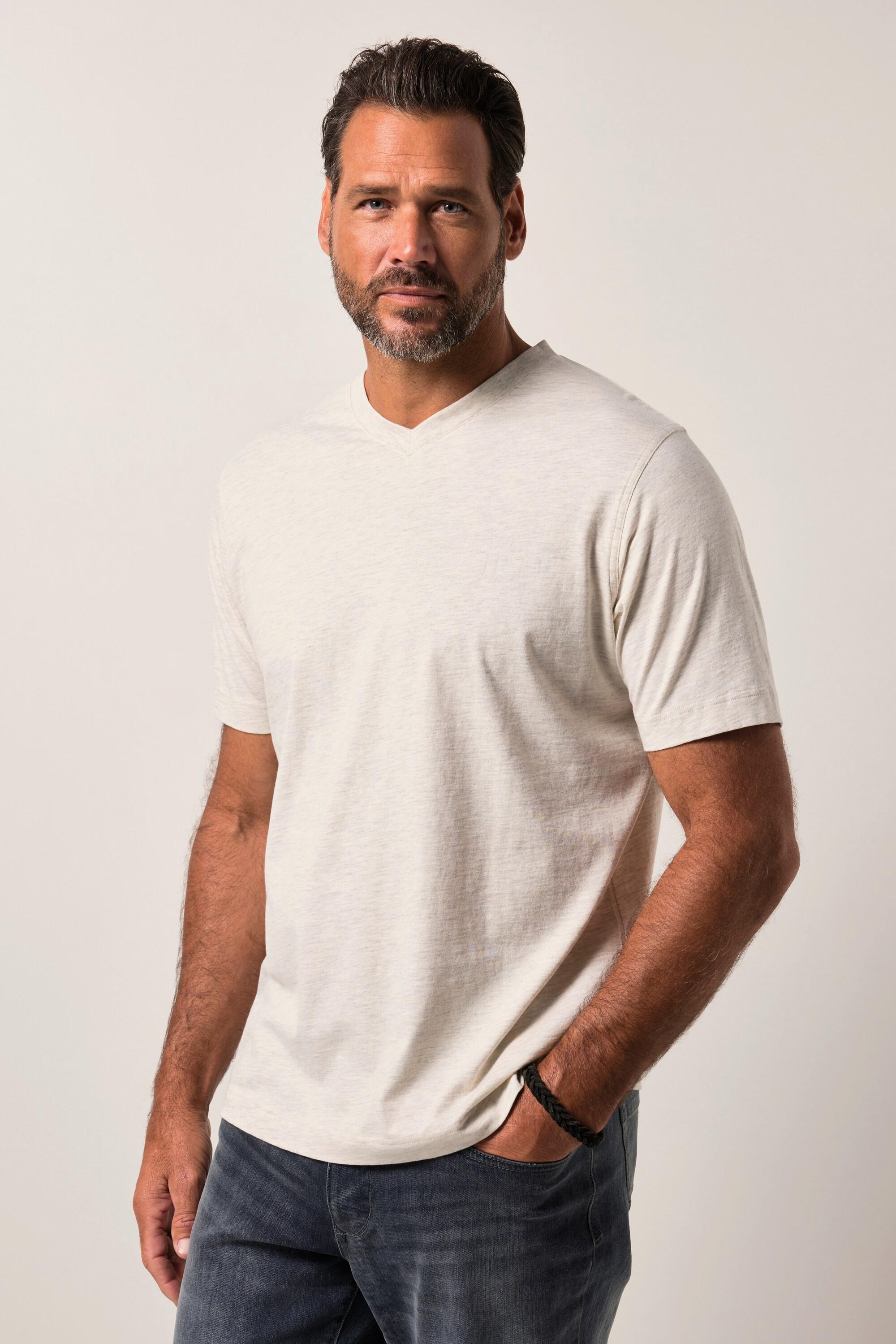 JP1880 T-Shirt Basique Col V Manches Courtes Lot de 2  