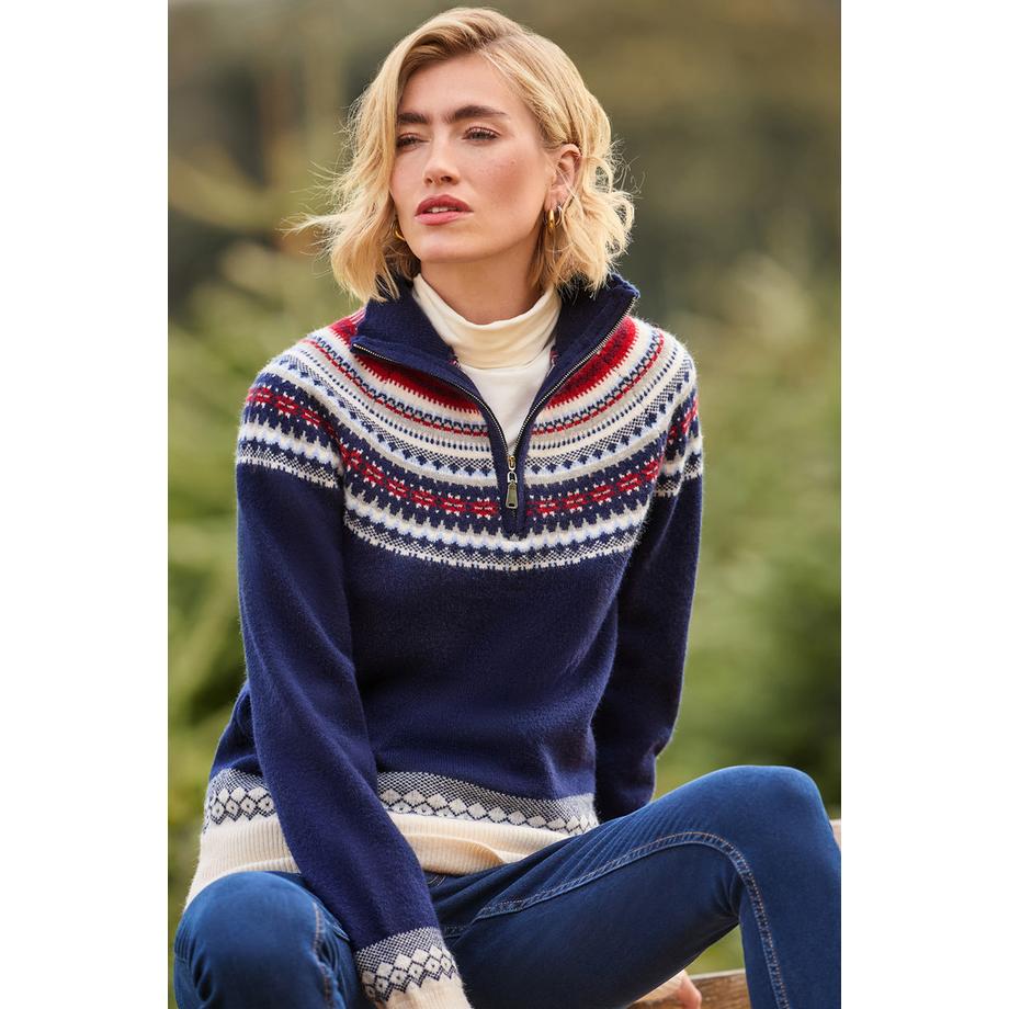 Pull Semi-Zippé Collette