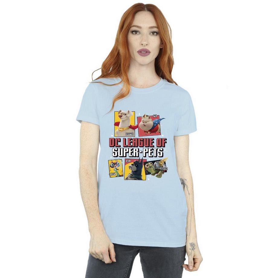 DC COMICS DC League Of Super-Pets T-Shirt Stampata  