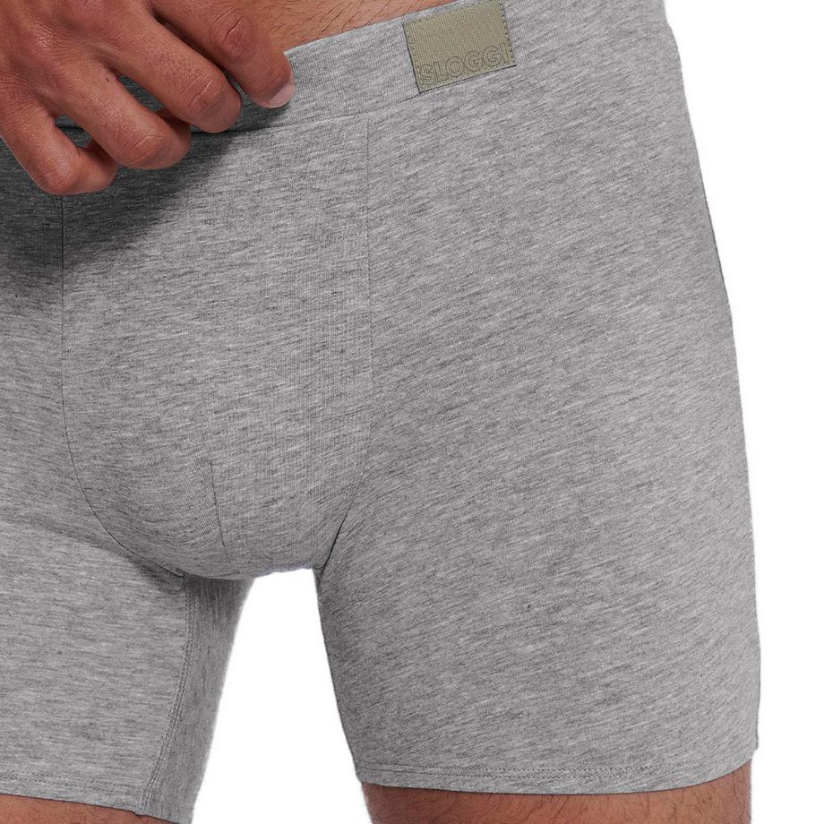 sloggi GO Natural Long Short Pant Confezione da 4  