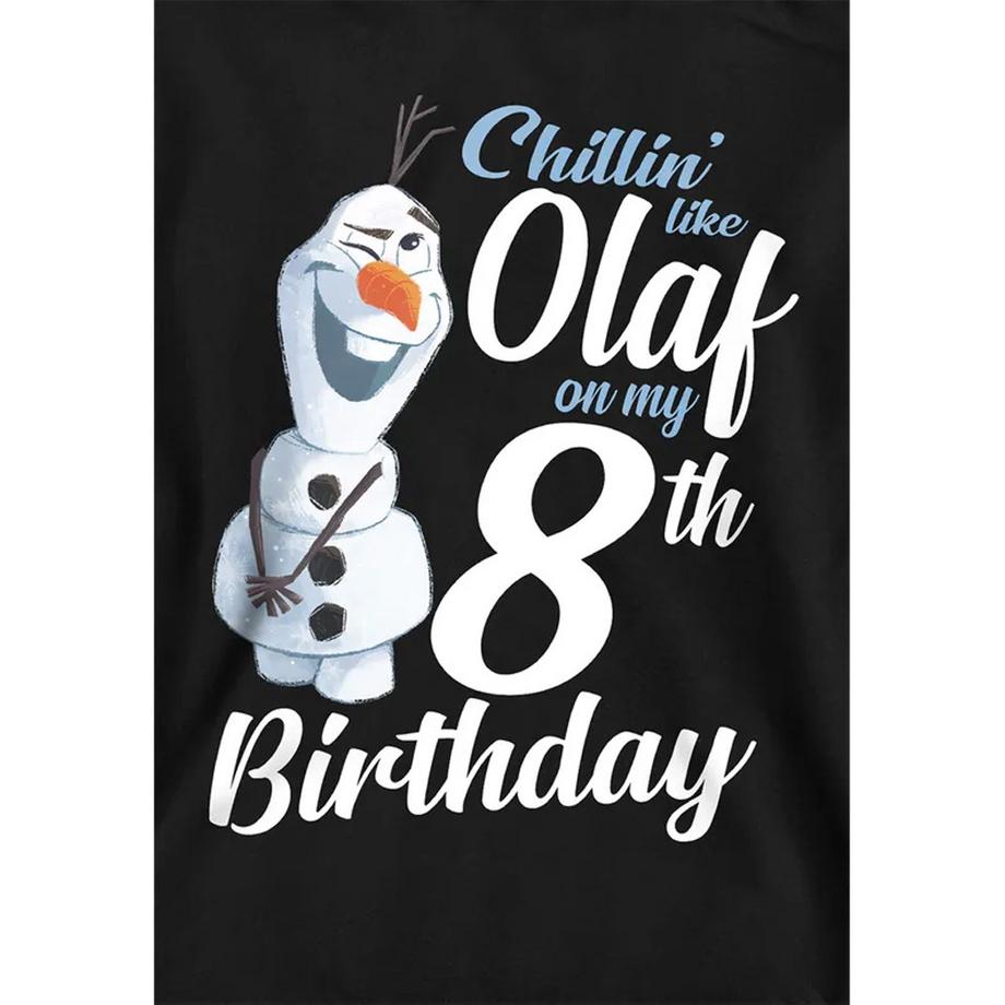 FROZEN  Sweat À Capuche 8ème Anniversaire Chillin Like Olaf 