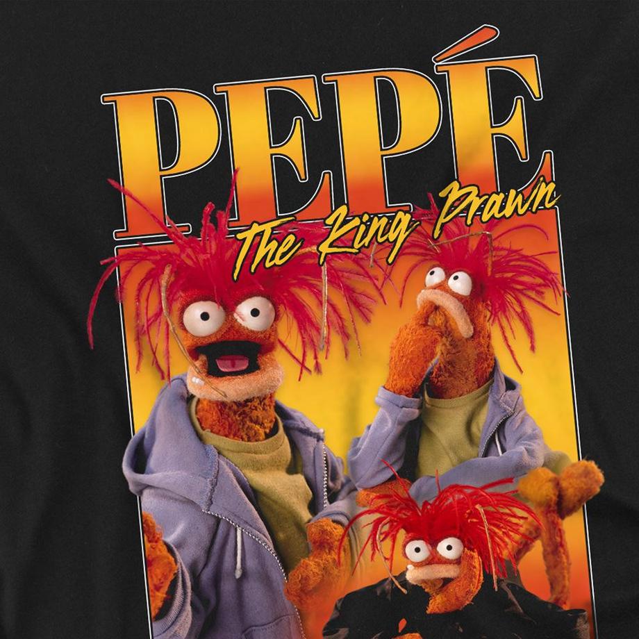 The Muppets T-Shirt à Imprimé Graphique Pepe the King Prawn  