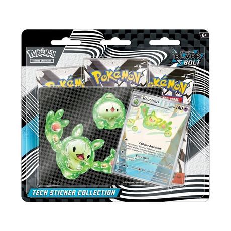 Pokémon  TCG: Scarlet & Violet SV10.5 - Black bolt Tech Sticker Collection Blister - EN 