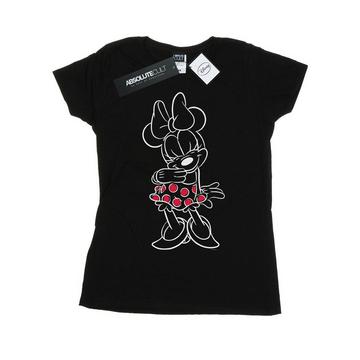 Minnie Mouse Outline Polka Dot TShirt