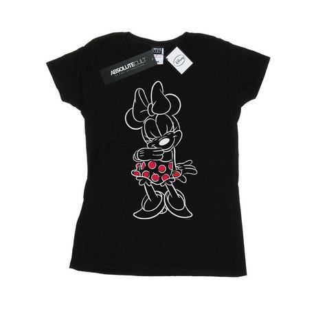 Disney  Minnie Mouse Outline Polka Dot TShirt 