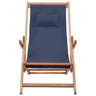 VidaXL Chaise de plage tissu  