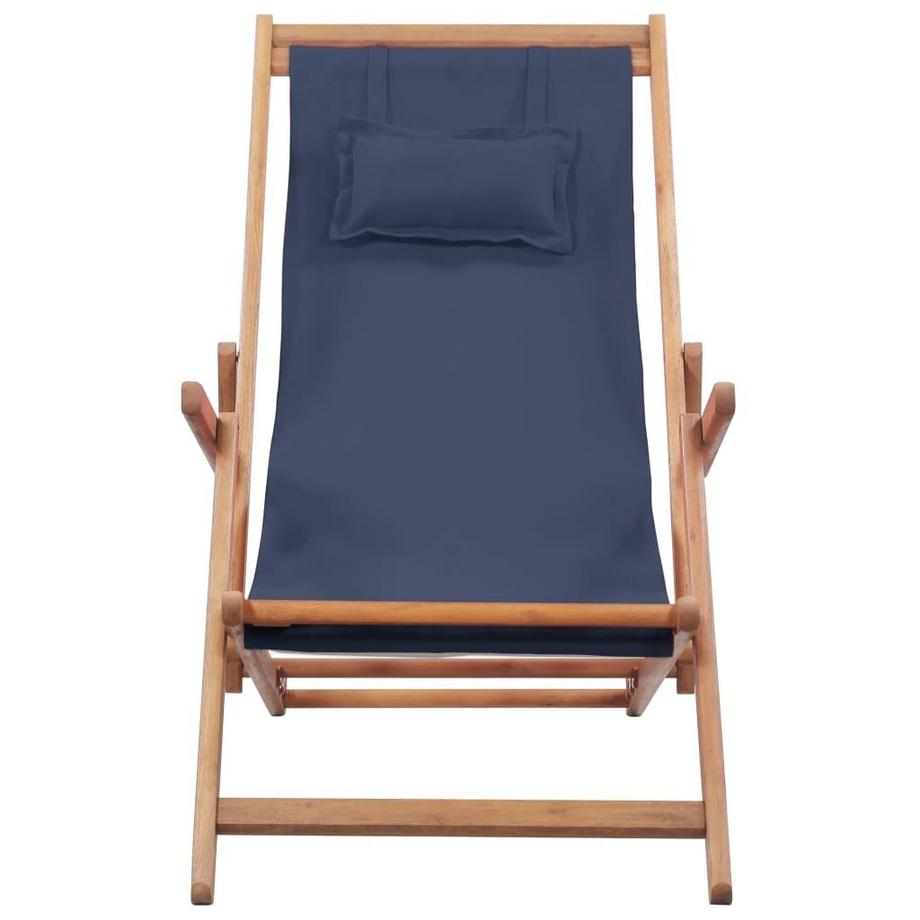 VidaXL Chaise de plage tissu  