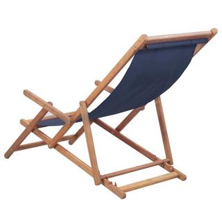 VidaXL Chaise de plage tissu  