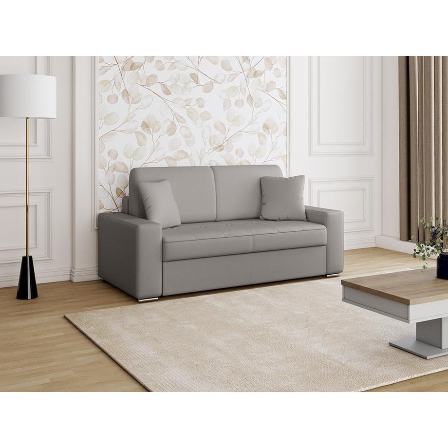 Vente-unique Canapé 2 places conible express en simili EMIR Couchage Matelas  