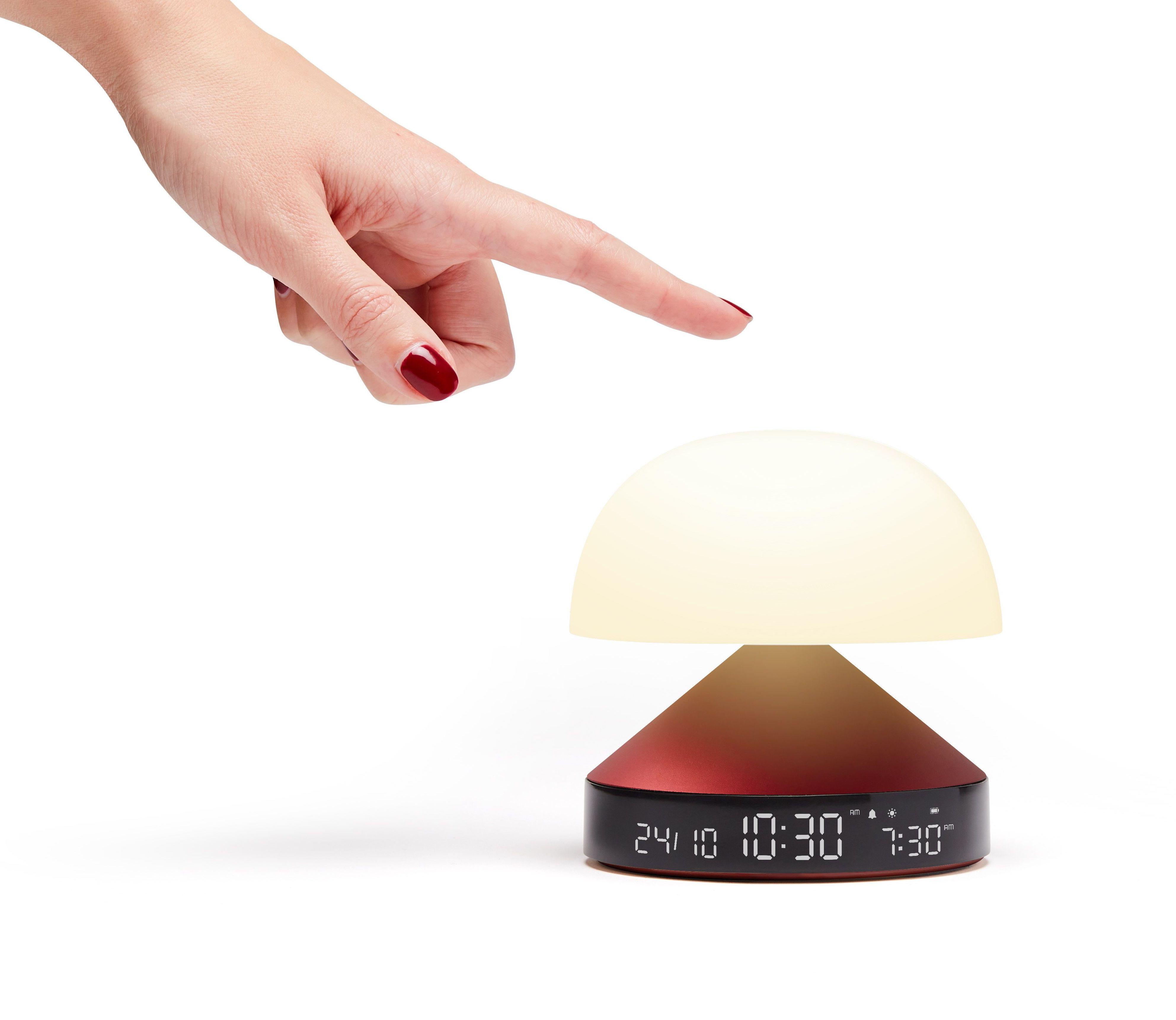 LEXON Lexon Mina Sunrise - Wecker mit Sonnenaufgangssimulation bordeaux  