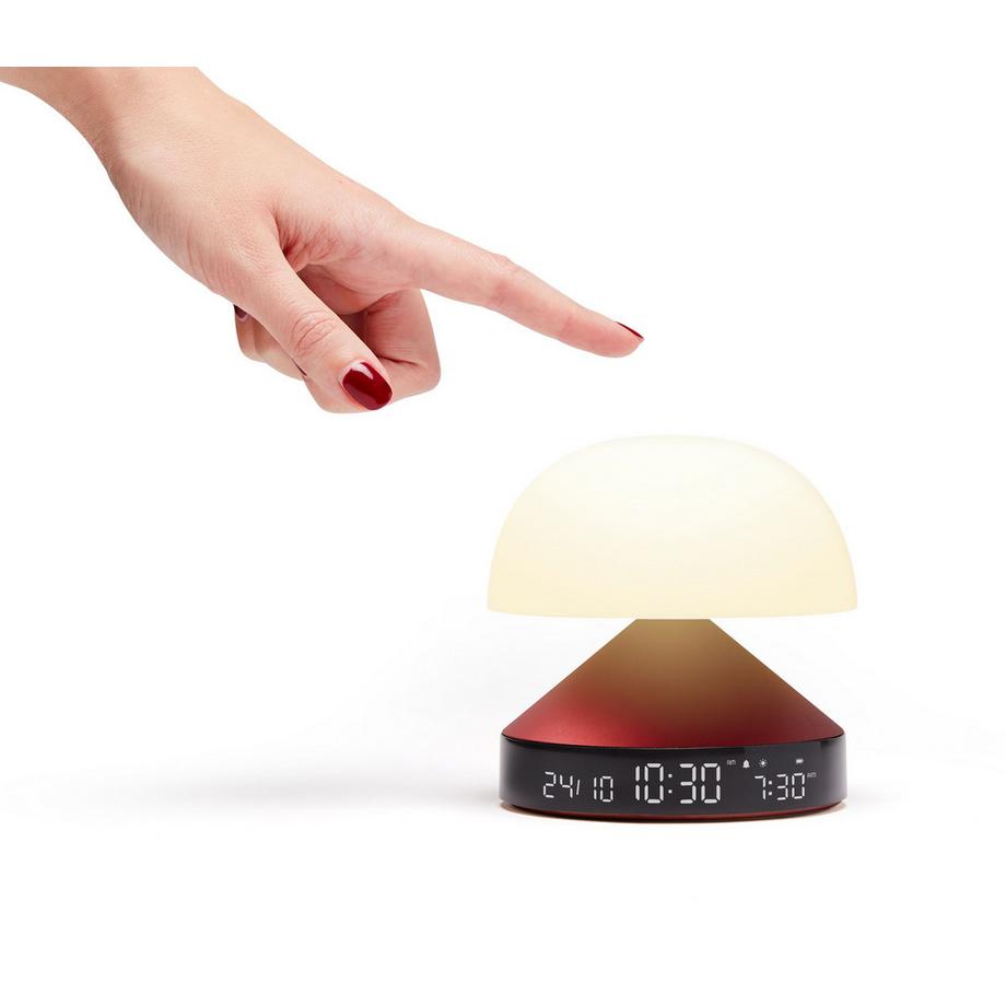 LEXON Lexon Mina Sunrise - Wecker mit Sonnenaufgangssimulation bordeaux  