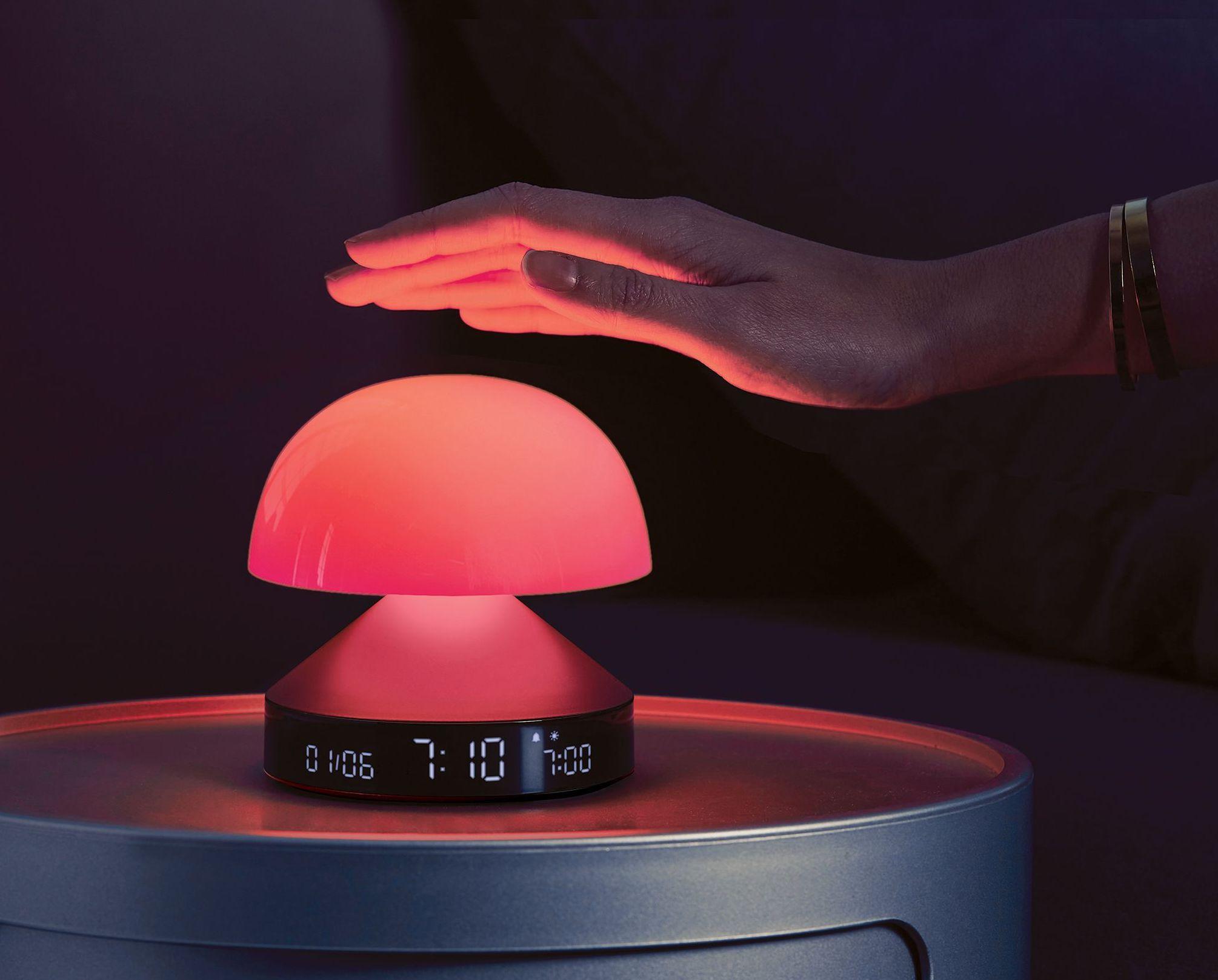 LEXON Lexon Mina Sunrise - Wecker mit Sonnenaufgangssimulation bordeaux  