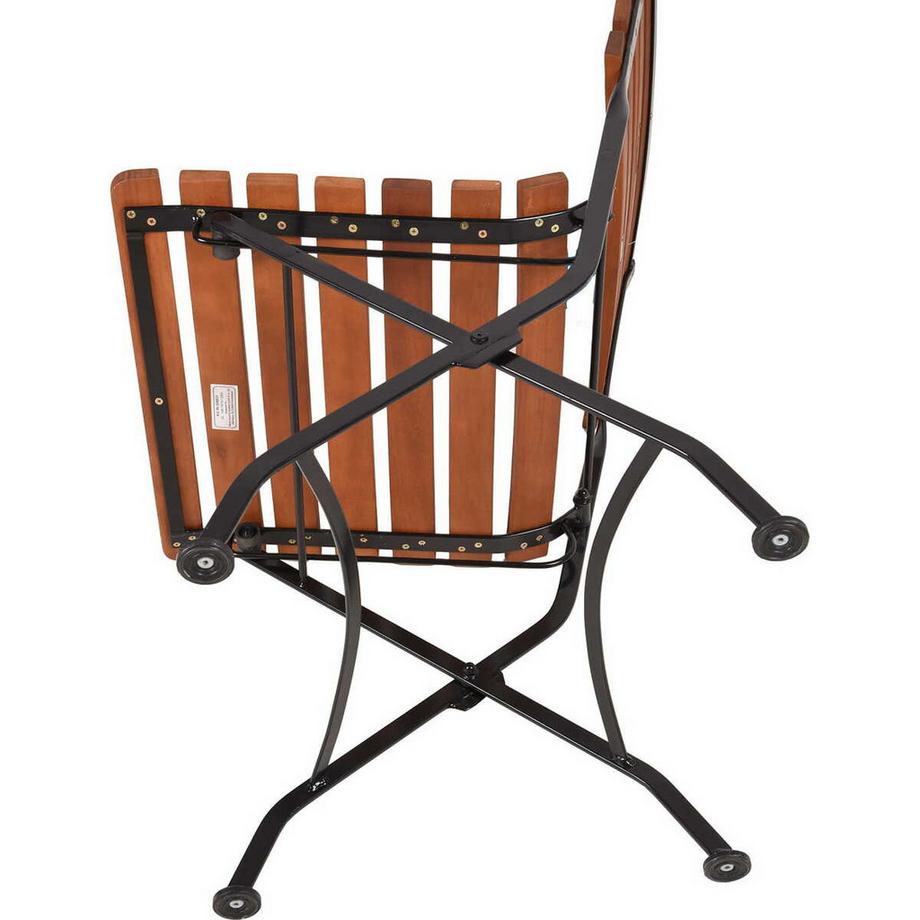 mutoni pleasure Jardin Chaise pliante Vienne Eucalyptus naturel  