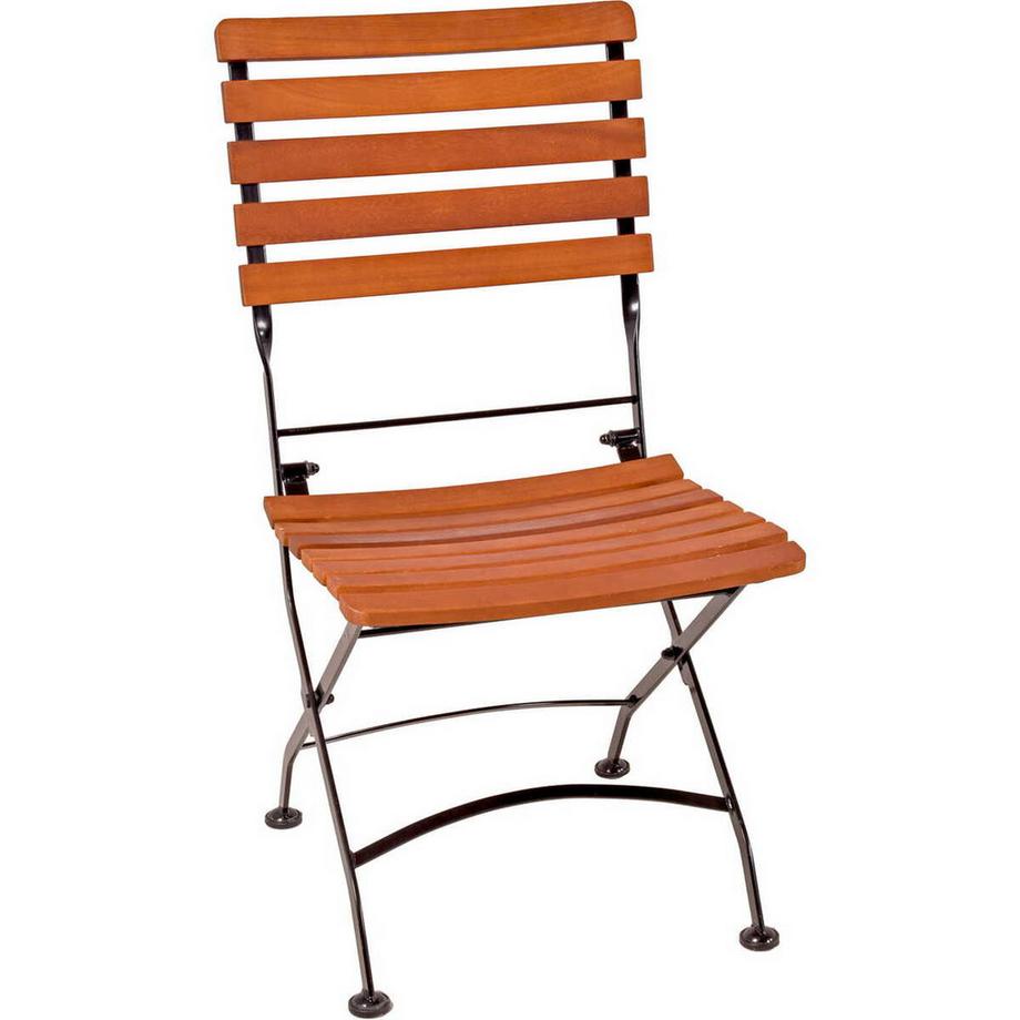 Jardin Chaise pliante Vienne Eucalyptus naturel