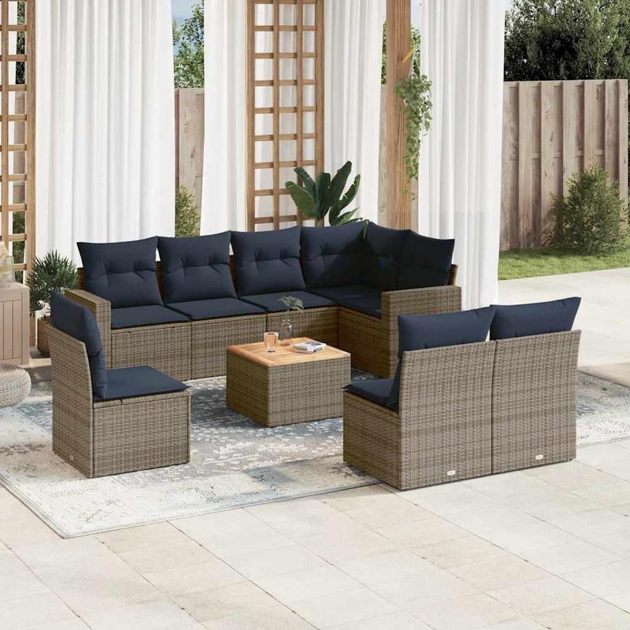 VidaXL Garten sofagarnitur poly-rattan  