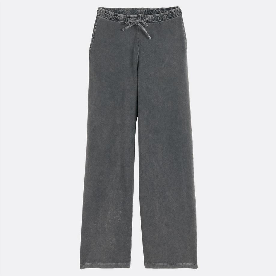 La Redoute Collections Weite Fleece-Hose mit Dehnbund  