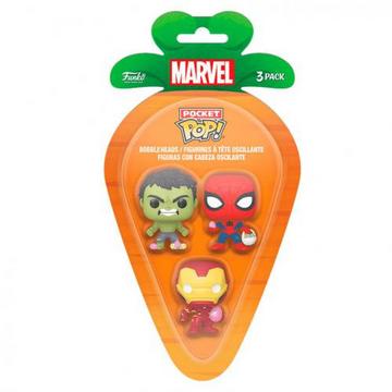 Funko POP! Carrot Pocket: Spider-Man Hulk Iron Man