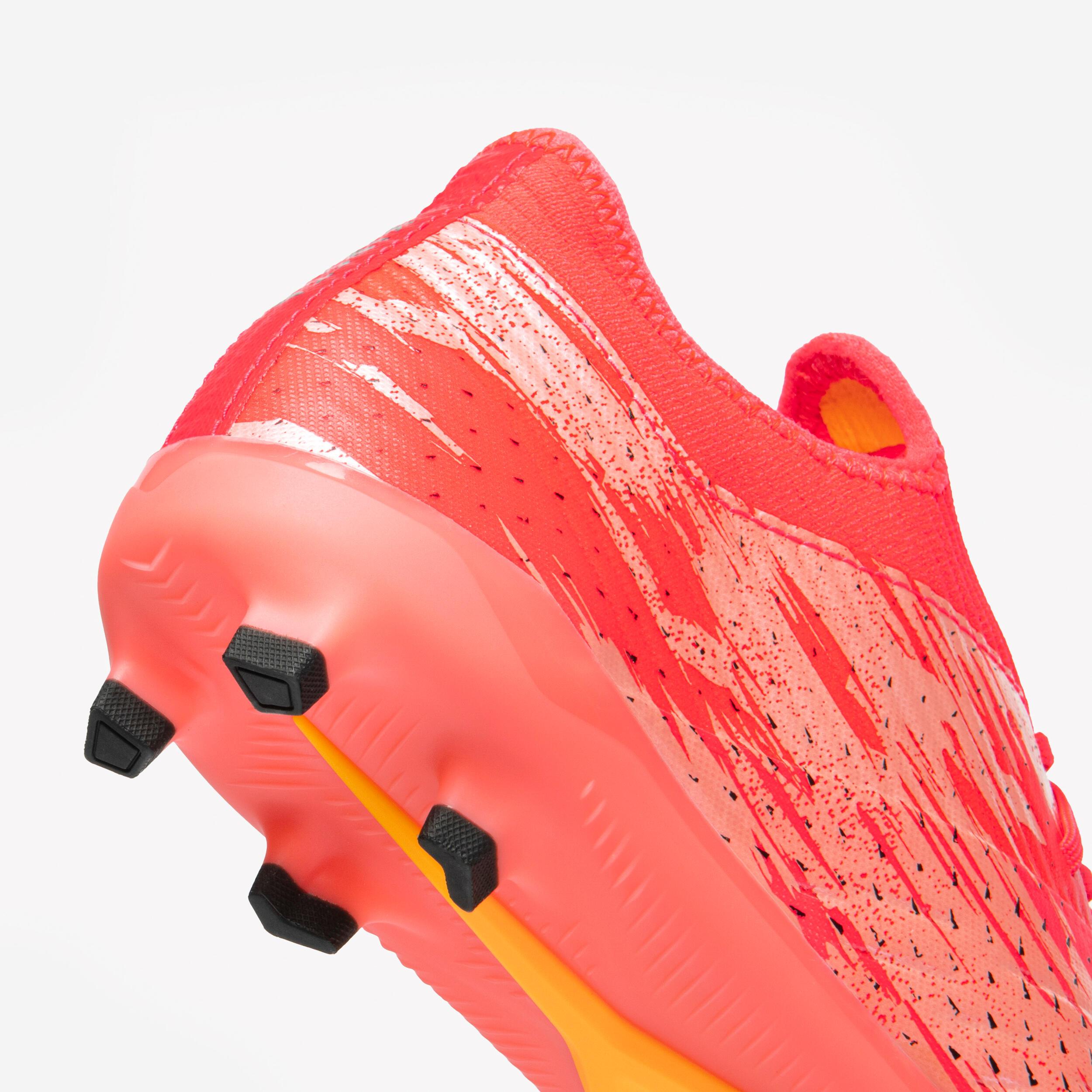 KIPSTA  Fussballschuhe CLR FG Red Storm Schnürung 